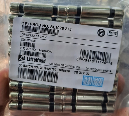 हाई पावर SL-1026-275 Littelfuse गैस डिस्चार्ज ट्यूब प्लाज्मा ओवरवॉल्टेज प्रोटेक्टर
