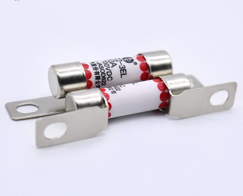 EV322 3EL इलेक्ट्रिक वाहन फ्यूज 10A 16A 20A 25A 32A 700VDC बोल्टेड टाइप राउंड ट्यूब