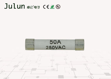 फास्ट एक्टिंग 250v 50 Amp Ac फ्यूज सर्किट प्रोटेक्शन फ्यूज 6x30mm हैलोजन फ्री