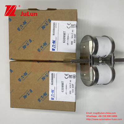 BUSSMANN 630MMT 630A ट्विन फ्लैट प्लेट डिजाइन के साथ सिरेमिक ऑटोमोटिव फ्यूज