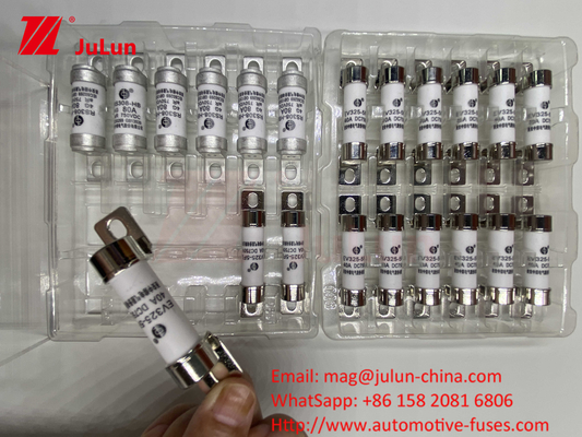 सिरेमिक ऑटोमोटिव फ्यूज एस के साथ बोल्ट माउंटिंग 750VDC 20X46mm RS308 100A 63A