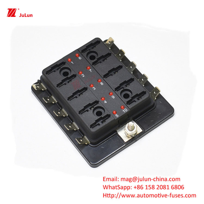 Eu UL एकल/द्विध्रुवीय 32V30A-500A मैनुअल रीसेट सर्किट ब्रेकर नायलॉन आवास और 30/50 एम्पियर बोल्ट फ्यूज धारक
