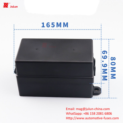 ऑटो पार्ट्स इलेक्ट्रॉनिक सर्किट सुरक्षा टर्मिनल वर्तमान 32V30A-500A ऑटो फ्यूज धारक तांबा संपर्क 30A-500A