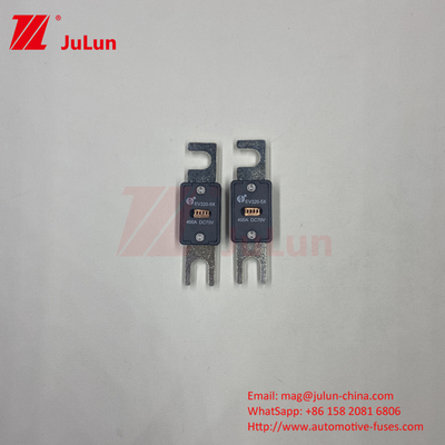 70 वीडीसी EV320-5X नामित वोल्टेज इलेक्ट्रिक वाहन फ्यूज के साथ बॉक्स पैकिंग M6 बोल्ट प्रकार 80A