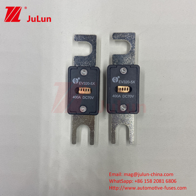 ईवी फ्यूज ISO8820-5 और GB/T31465.5-2015 225A 70VDC BYD इलेक्ट्रिक वाहन के साथ