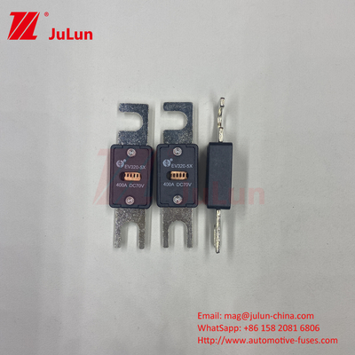 EV320-5X-100A-N SINO ऊर्जा भंडारण EV लघु धारा प्रतिरोध क्षमता 6kA समय स्थिर 2±0.5ms डीसी फ्यूज