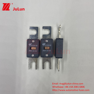 EV320-5X-150A 70VDC ट्रैक्शन सिस्टम के लिए EV फ्यूज का उपयोग ISO8820-5 मानक