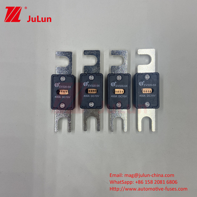 इलेक्ट्रिक वाहन EV320-5X-225A 70VDC वोल्टेज ऑटोमोटिव फ्यूज EV चार्जिंग सिस्टम के लिए