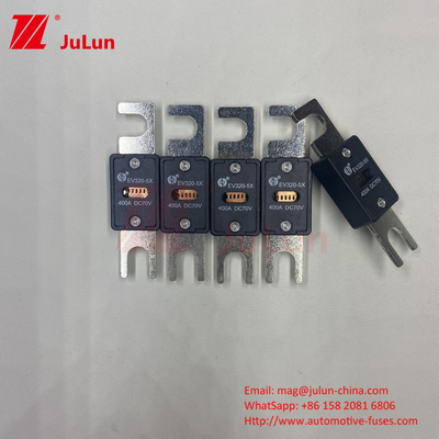 EV320-5C-100A-N 70VDC स्क्रू में M6 M8 माउंटिंग प्रकार कार ब्लेड फ्यूज 80-500 एम्पियर स्थिरता बनाए रखें