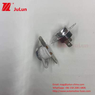 द्विधातु KSD301 10A 250V डिस्क स्नैप एक्शन थर्मोस्टैट