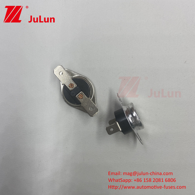 KSD301 मॉडल Imetal मैनुअल रीसेट तापमान स्विच चलती / अचल माउंटिंग ब्रैकेट उपलब्ध