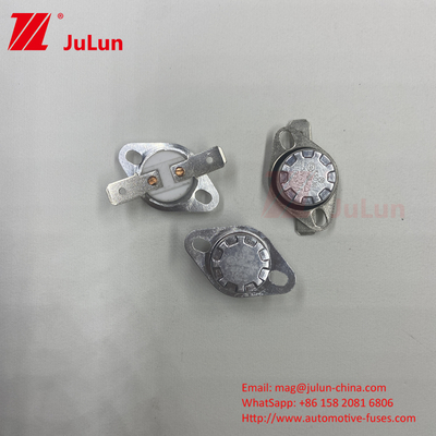 KSD301 मॉडल Imetal मैनुअल रीसेट तापमान स्विच चलती / अचल माउंटिंग ब्रैकेट उपलब्ध