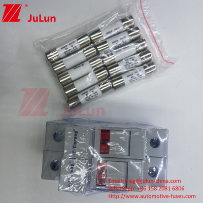 PV-30 CE TUV 10*38mm Dc 6A 8A 10A 12A 15A 20A 25A 32A PV सौर Dc 1000V फ्यूज के साथ फ्यूज धारक बॉक्स के साथ संकेत