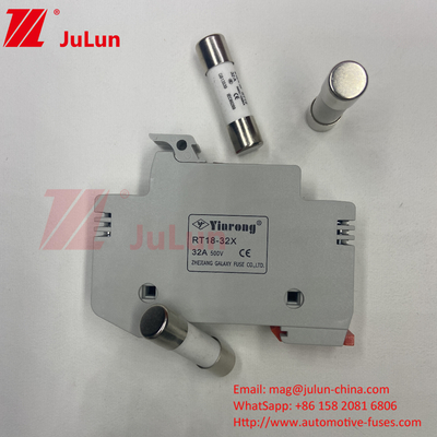 PV-30 CE TUV 10*38mm Dc 6A 8A 10A 12A 15A 20A 25A 32A PV सौर Dc 1000V फ्यूज के साथ फ्यूज धारक बॉक्स के साथ संकेत