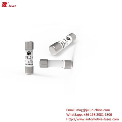 EV315-C-3E 500V DC ऑटोमोटिव EV फ्यूज / गोल ट्यूब बोल्ट प्रकार फ्यूज