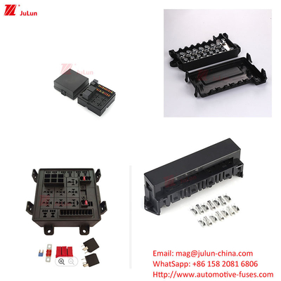 Eu UL 32V 30A-500A कॉपर संपर्क इलेक्ट्रिक वाहन मैनुअल रीसेट सर्किट ब्रेकर प्लास्टिक आवास प्लास्टिक / नायलॉन