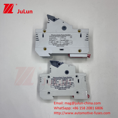 सौर पीवी Mersen फ्यूज 10a 1000v फास्ट ब्लो 32a 1000vdc 22*58mm DC1000V फ्यूज Din रेल फ्यूज वाहक धारक