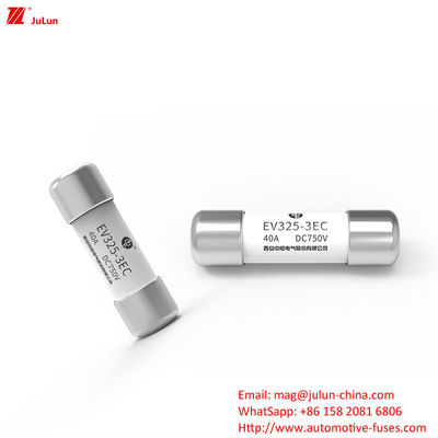 मध्यम फ्यूज 15A-50A मध्यम फ्यूज बोल्ट स्क्रू EV325-3EC DC750V 20KA नामित करंट इंगित करने वाले ध्वज के साथ