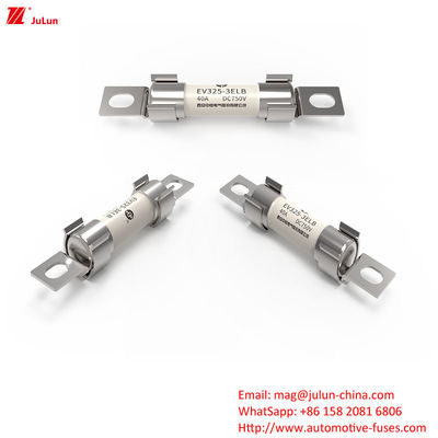 बोल्ट स्क्रू सिल्वर लेपित फ्यूज रेटेड वोल्टेज DC750V 40A मध्यम फ्यूजिंग विशेषताएं