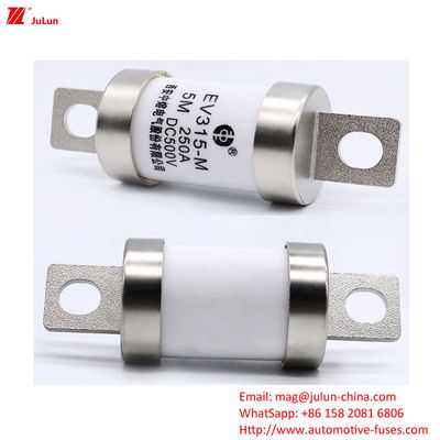 500VDC 150A EV सुरक्षा पावर सेक्टर बोल्ट प्रकार फ्यूज