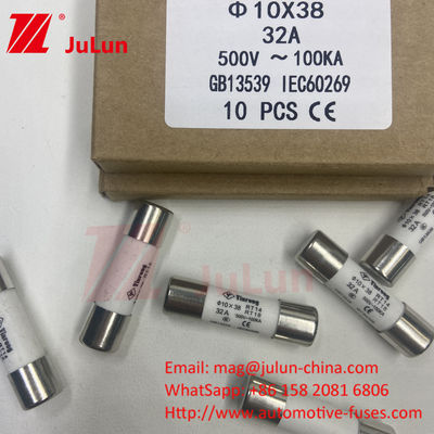 5A AC380V AC800VAC सिरेमिक Din रेल सौर फ्यूज धारक उच्च वोल्टेज सौर फ्यूज