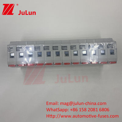 पीवी फ्यूज 10*38mm 10A Din गाइड फ्यूज धारक 1000VDC 15A DIN रेल सौर फ्यूज धारक के लिए
