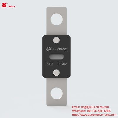 70VDC 150-550A बोल्ट पेंच तोड़ने की क्षमता इलेक्ट्रिक वाहन फ्यूज EV320-5C