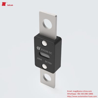 70VDC 150-550A बोल्ट पेंच तोड़ने की क्षमता इलेक्ट्रिक वाहन फ्यूज EV320-5C