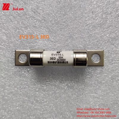 इलेक्ट्रिक वाहनों के लिए DC500V इलेक्ट्रिक वाहन EV फ्यूज सुरक्षा EV315-L 3E 10A-60A मॉडल