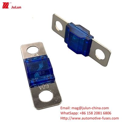 32V-72V 3KA-200A पेंच M5 इलेक्ट्रिक वाहन के लिए छोटे गोल छेद वर्ग प्लग फ्यूज