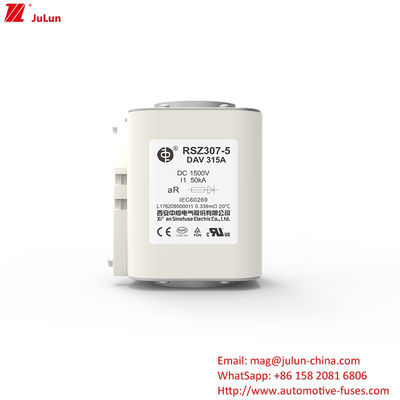 RSZ307-5-DAV 315A Ev चार्जर एडाप्टर 450A-1800A 1500VDC ऊर्जा फ्यूज के लिए संगत