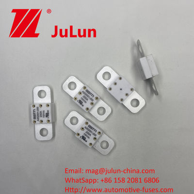 ASTM A202001-100A 150VDC क्वार्ट्ज रेत और सोने के निर्माण के साथ सिरेमिक ऑटोमोटिव फ्यूज