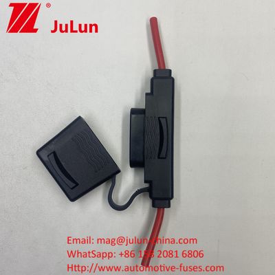 एटीसी/एटीओ कस्टम इनलाइन फ्यूज धारक 14AWG 16AWG 18AWG 20AWG वायरिंग हार्नेस 80AMP ब्लेड फ्यूज ऑटोमोटिव फ्यूज धारक