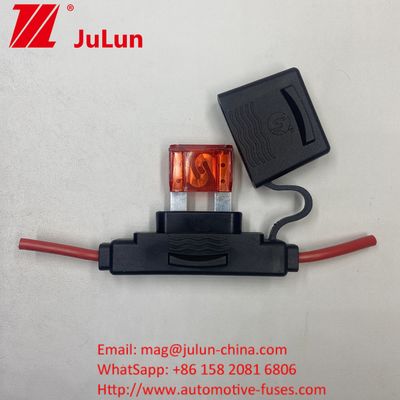 एटीसी/एटीओ कस्टम इनलाइन फ्यूज धारक 14AWG 16AWG 18AWG 20AWG वायरिंग हार्नेस 80AMP ब्लेड फ्यूज ऑटोमोटिव फ्यूज धारक