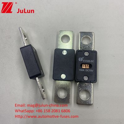 EV320-5C 175A 70VDC SINOFUSE सिरेमिक कार फ्यूज छोटे आकार उच्च वर्तमान रेटिंग 70VDC रेटिंग वोल्टेज