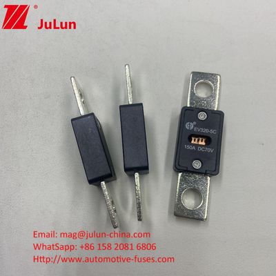 EV320-5C 225A 70VDC जहाज इलेक्ट्रिक वाहन फ्यूज 70VDC वोल्टेज 6KA तोड़ने की क्षमता अनुप्रयोग परिदृश्य जहाज