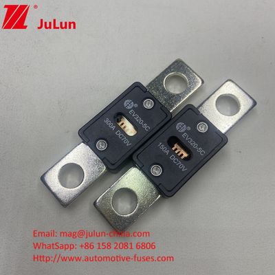 EV320-5C 500A 70VDC SINOFUSE GB/T31465.5-2015 प्रमाणित पोर्टेबल EV चार्जर फ्यूज EV HEV सुरक्षा के लिए DC फ्यूज के साथ