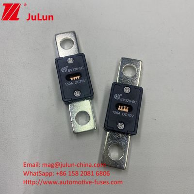 EV320-5C 500A 70VDC SINOFUSE GB/T31465.5-2015 प्रमाणित पोर्टेबल EV चार्जर फ्यूज EV HEV सुरक्षा के लिए DC फ्यूज के साथ