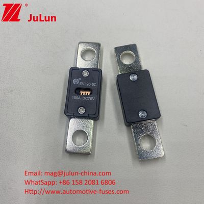 150A 70VDC EV320-5X सिरेमिक ऑटोमोटिव फ्यूज क्वार्ट्ज रेत विद्युत विशेषताएं 1.0In 4 घंटे 3.0In 10s अधिकतम