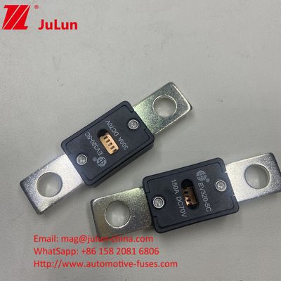 6KA EV320-5C 70VDC 150A इलेक्ट्रिक वाहन फ्यूज ऑटोमोबाइल EV के लिए 68*19*10mm