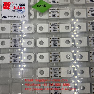 EV ऑटोमोटिव ASTM A202008 200A 125VDC ब्लेड फ्यूज वर्तमान रेटिंग 100A-500A