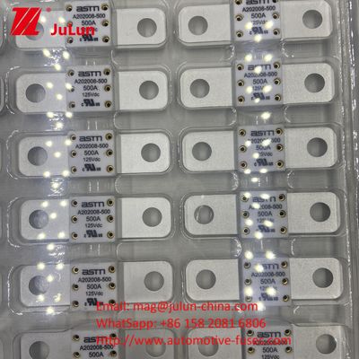 जहाज़ EV इलेक्ट्रिक वाहन फ्यूज टर्मिनल प्रकार 125VDC A202008 350A ASTM