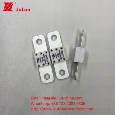 20KA Breaking A202008 ASTM 125V 150A क्षमता सिरेमिक ऑटोमोबाइल फ्यूज ऑटोमोबाइल फ्यूज सुरक्षा और विश्वसनीयता के लिए पेंच बोल्ट माउंटिंग