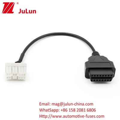टेस्ला मॉडल S/X OBD2 12PIN कार वायरिंग हार्नेस डायग्नोस्टिक कन्वर्शन केबल