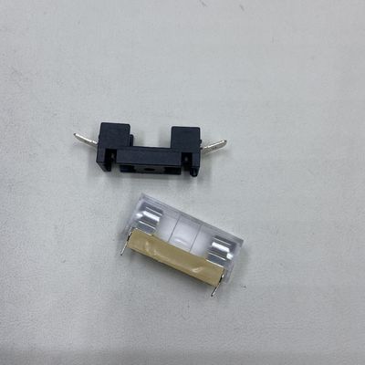 पीसीबी बोर्ड स्थापना 6*30mm 250VDC काला नीला पारदर्शी सोने कार फ्यूज धारक