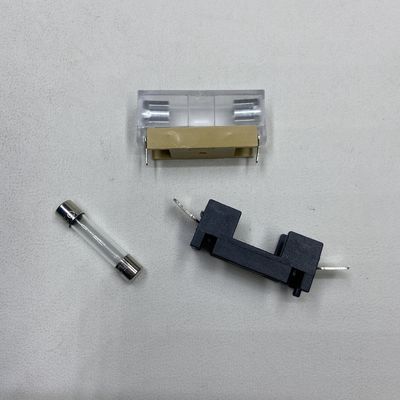 पीसीबी बोर्ड स्थापना 6*30mm 250VDC काला नीला पारदर्शी सोने कार फ्यूज धारक