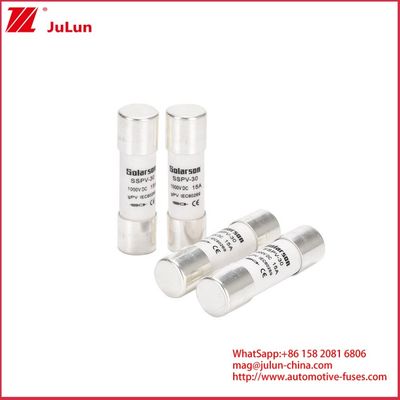 15A 1500VDC GPV सिरेमिक फ्यूज फोटोवोल्टिक हाई वोल्टेज ट्यूबलर