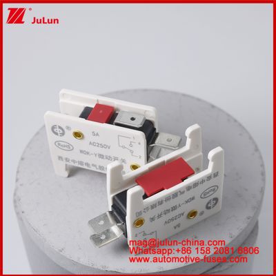 WDK-Y 5A 250V माइक्रो स्विच ऑटोमोबाइल माउंट फ्यूज EV / HEV वाहन के लिए विशेष डिजाइन फ्यूज बेस वाहन स्थिति के लिए