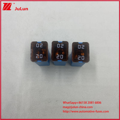 कोटिंग टिनिंग टिकाऊ छोटे आकार स्क्वायर मिनी ऑटो फ्यूज कार के लिए 20A 25A 30A 40A 50A 60A स्क्वायर मिनी ऑटो फ्यूज एसयूवी ट्रक ऑफरोड वाहन बसें
