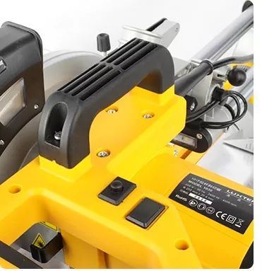 आरा वुडवर्क टूल्स 2400W कंपाउंड स्लाइडिंग मिटर 10-इंच मिटर कटिंग 255mm DIY शिल्पकारों के लिए